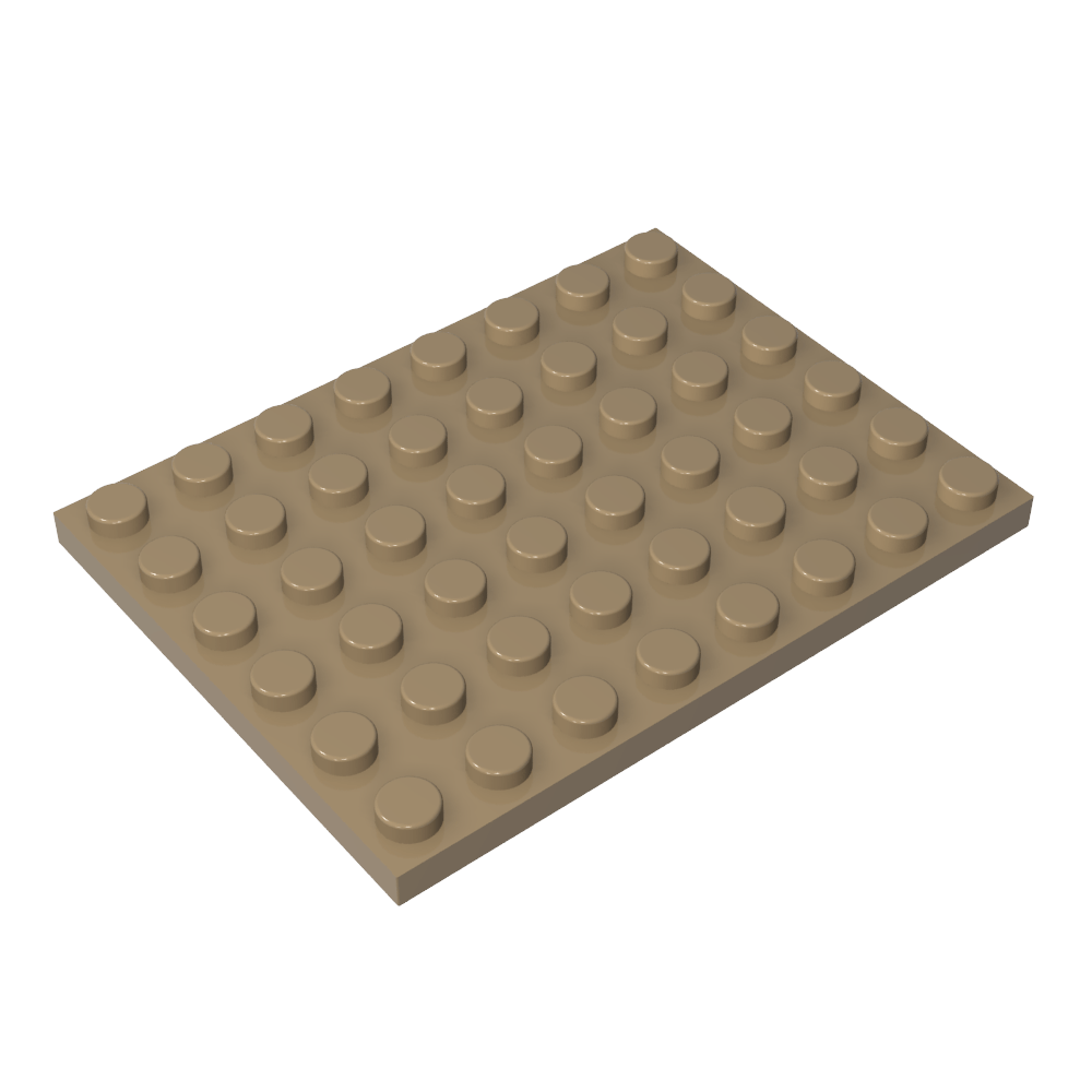 Placa 6 x 8-MyGobricksEs