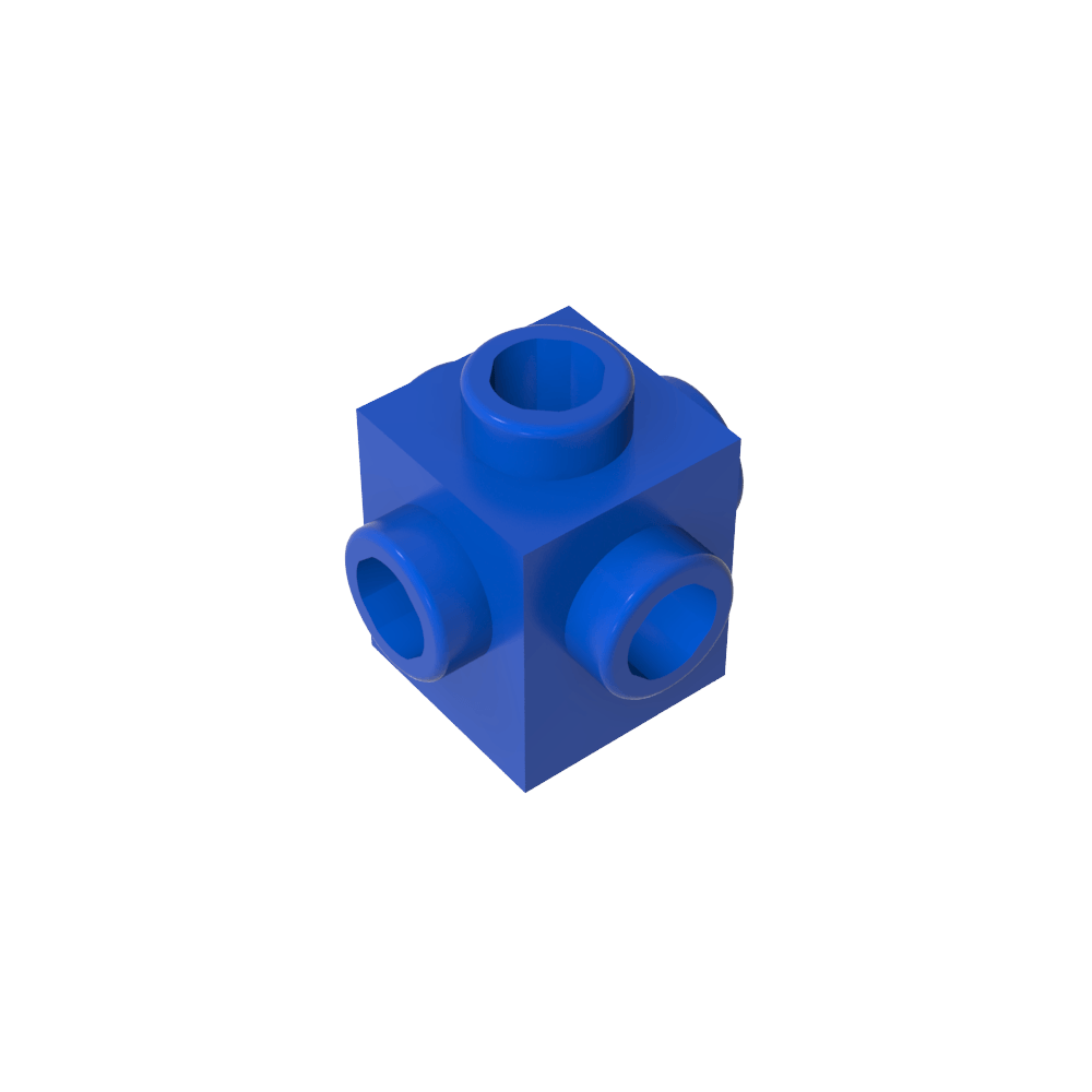 Ladrillo especial 1 x 1 pernos en los 4 lados-MyGobricksEs