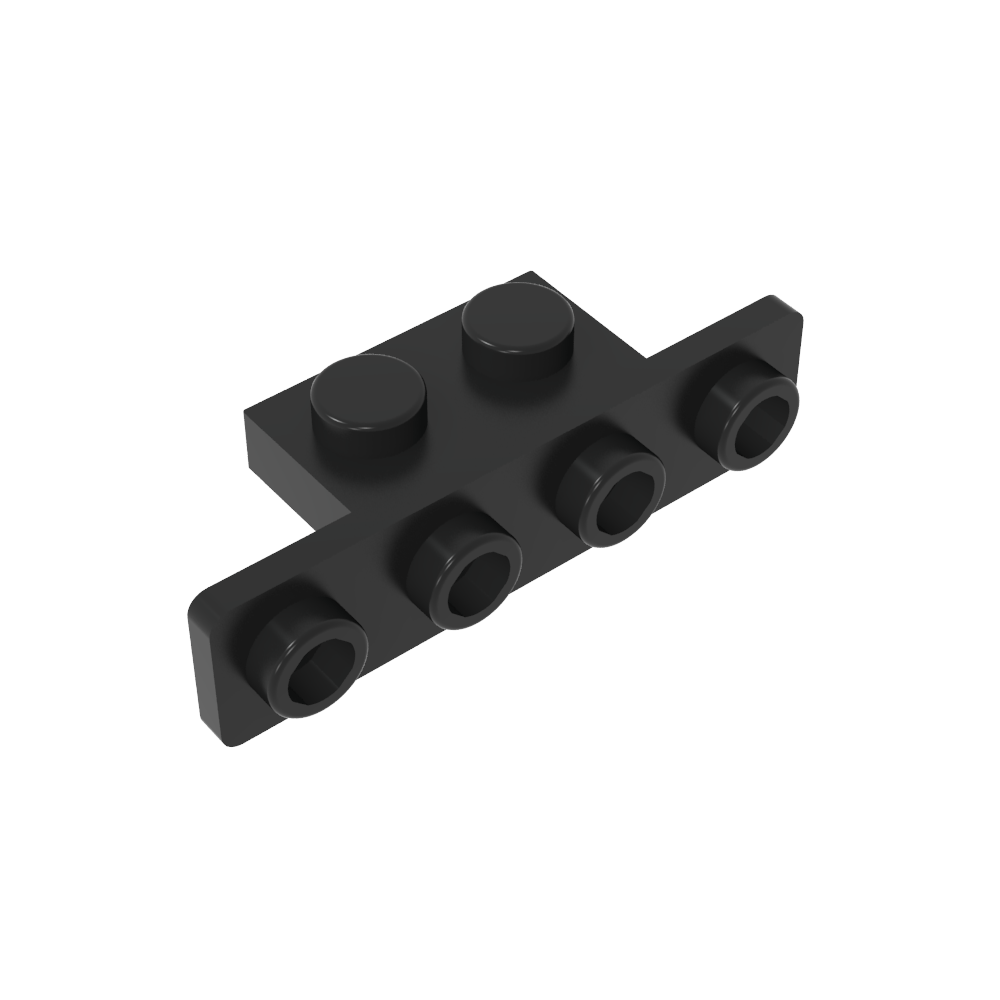 Soporte 1 x 2 - 1 x 4 [Esquinas redondeadas]-MyGobricksEs