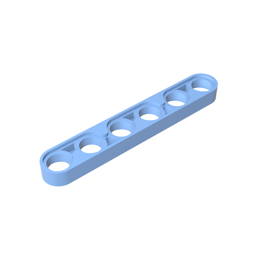 Viga técnica 1 x 6 delgada-MyGobricksEs