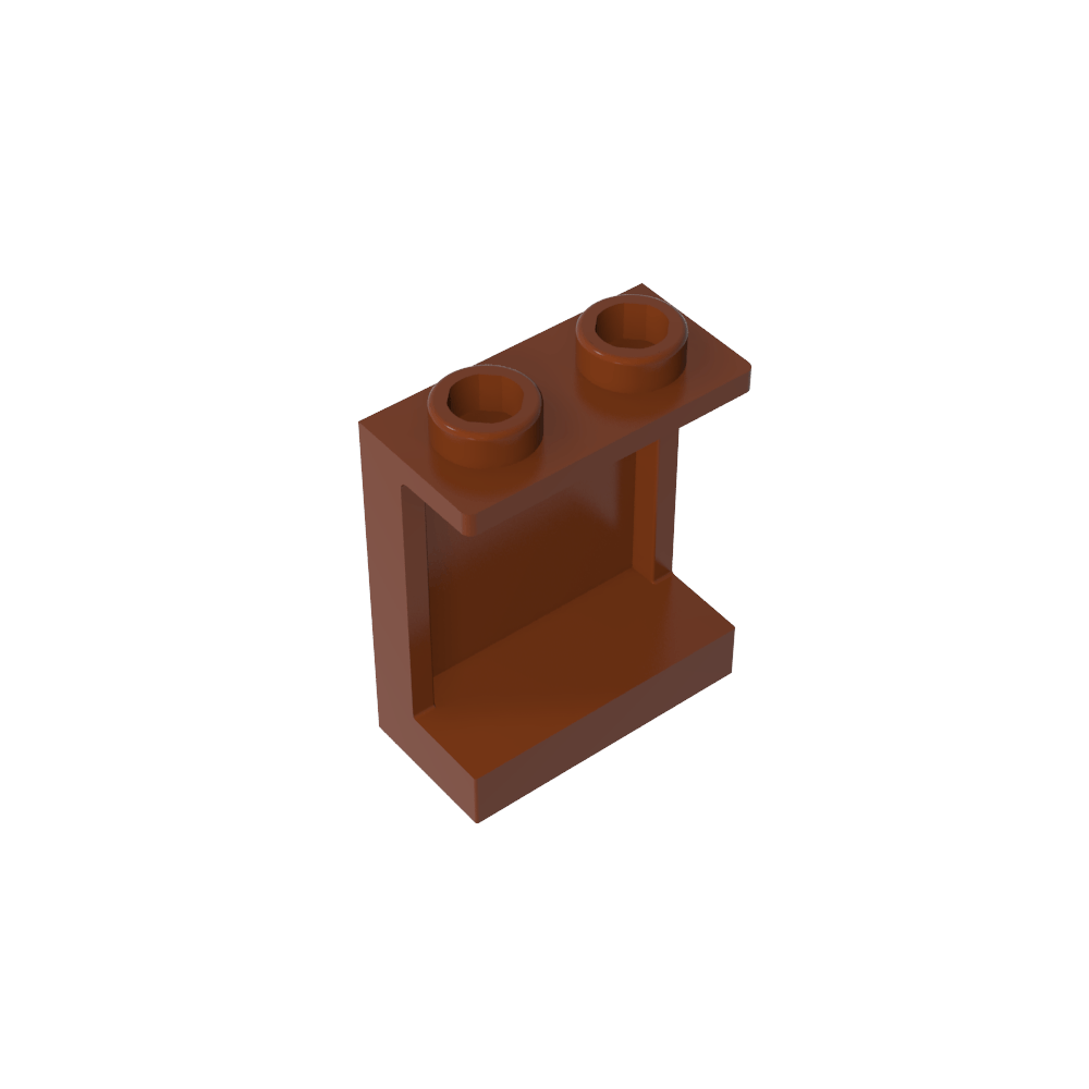 Panel 1 x 2 x 2 [Soportes laterales / Montantes huecos]-MyGobricksEs