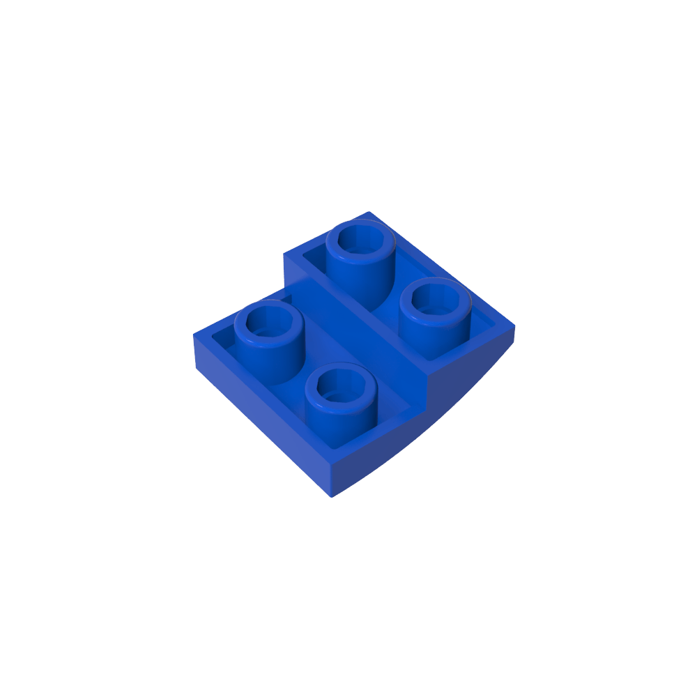 Pendiente Curva 2 x 2 Invertida-MyGobricksEs