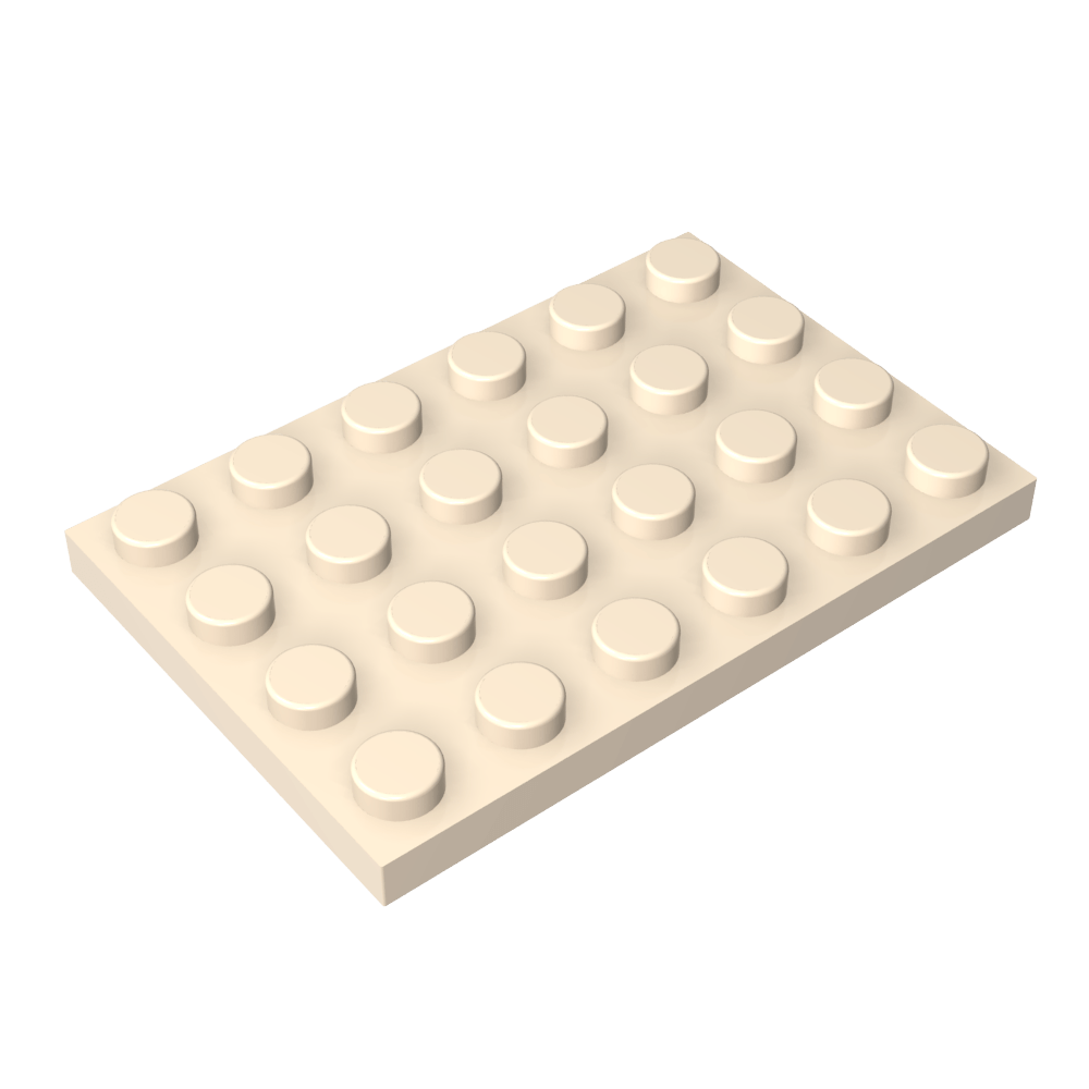 Placa 4 x 6-MyGobricksEs