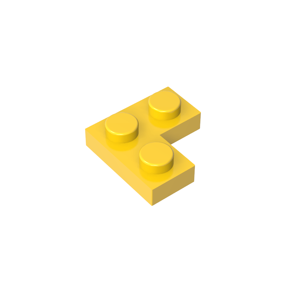 Placa 2 x 2 Esquina-MyGobricksEs