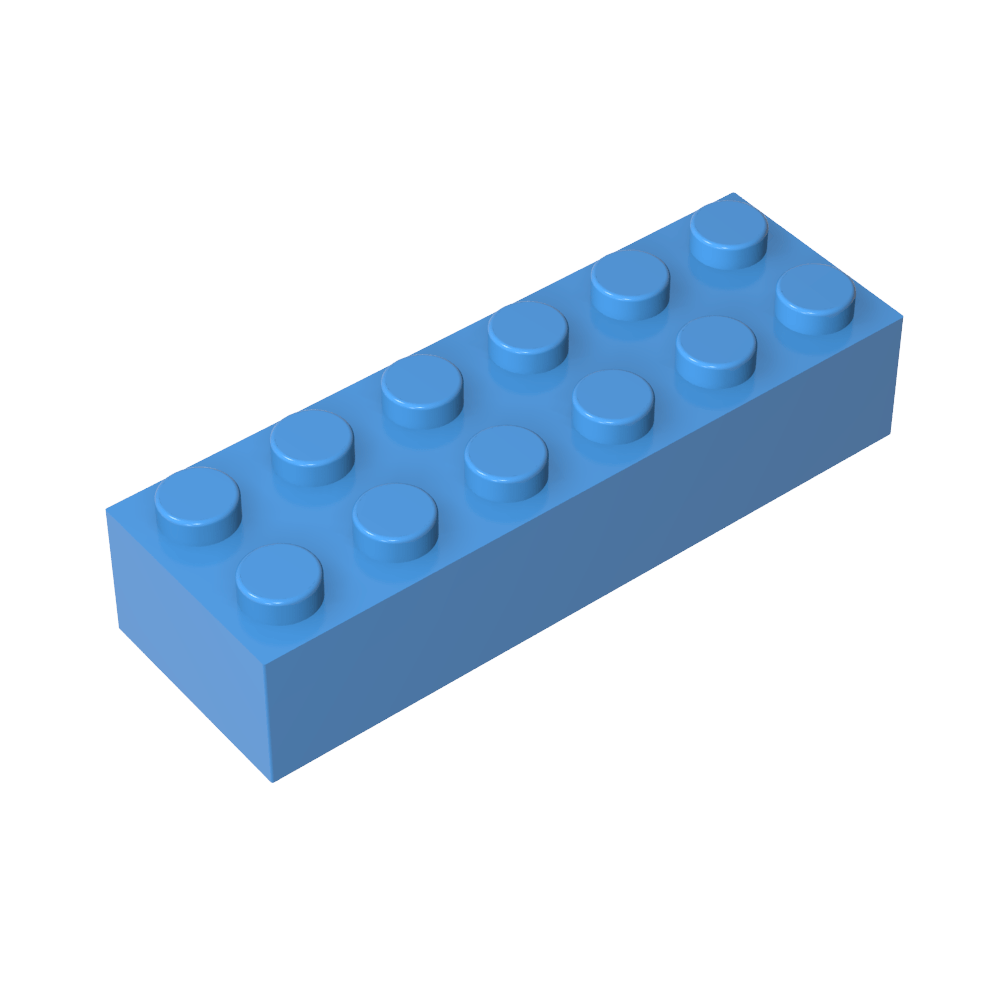 Ladrillo 2 x 6-MyGobricksEs
