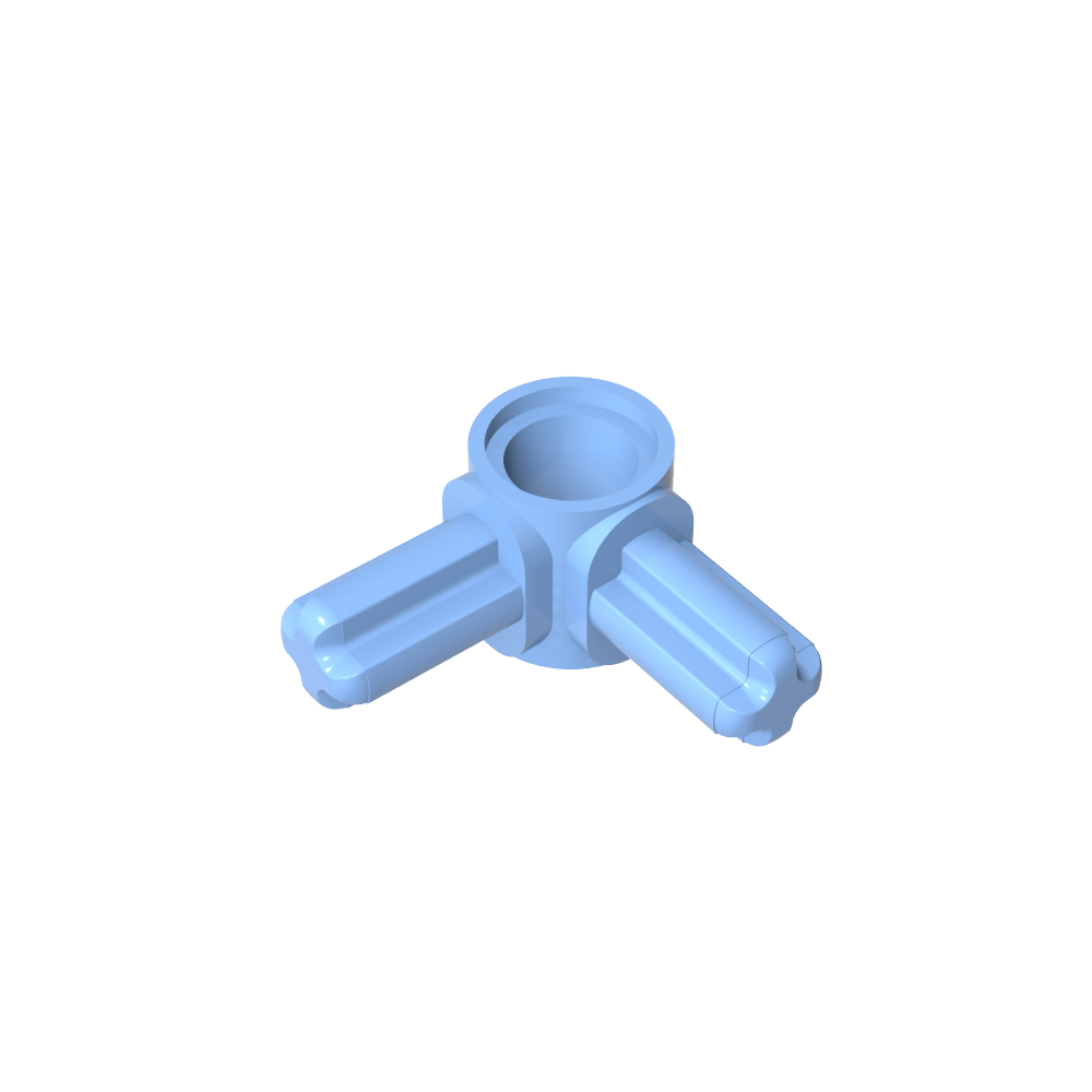 Conector Technic Pin Hub con 2 ejes perpendiculares-MyGobricksEs