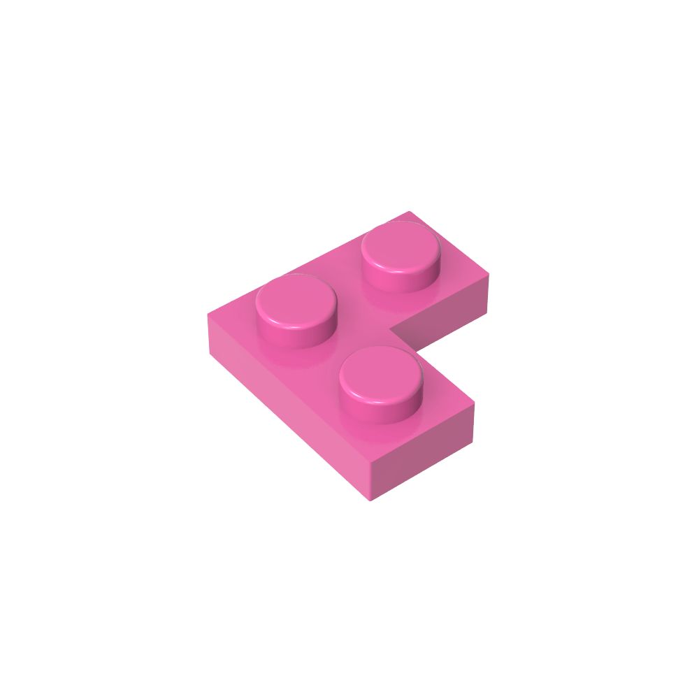 Placa 2 x 2 Esquina-MyGobricksEs