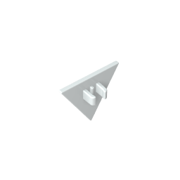 Piezas de logotipo triangular