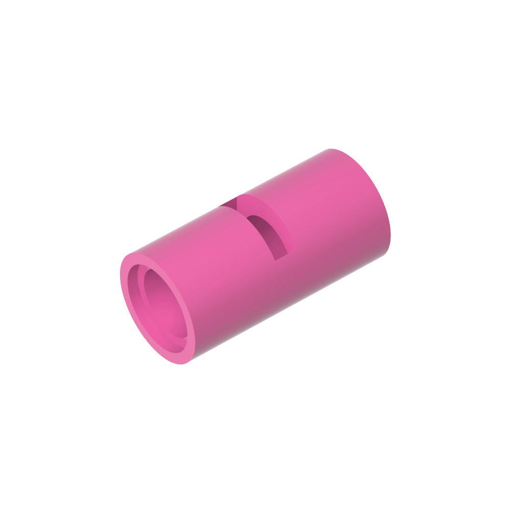 Conector de clavija Technic redondo [ranurado]-MyGobricksEs