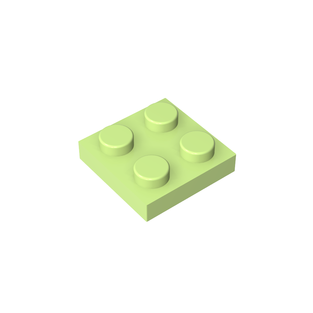 Placa 2 x 2-MyGobricksEs