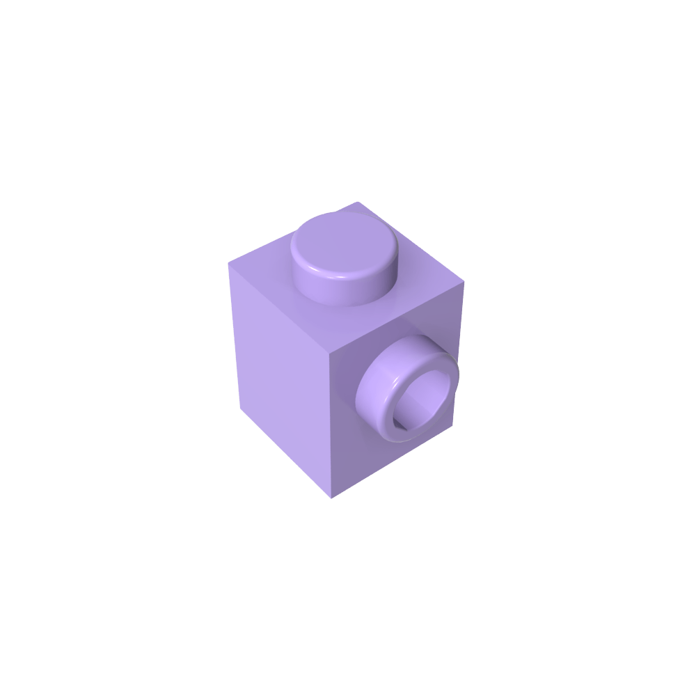 Ladrillo especial 1 x 1 con perno en 1 lado-MyGobricksEs