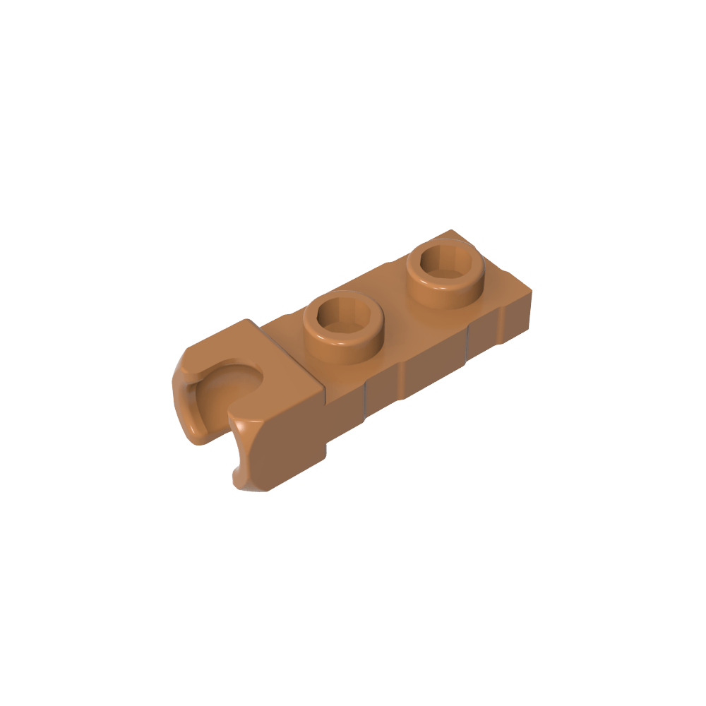Placa especial 1 x 2 Copa de extremo de 5,9 mm-MyGobricksEs