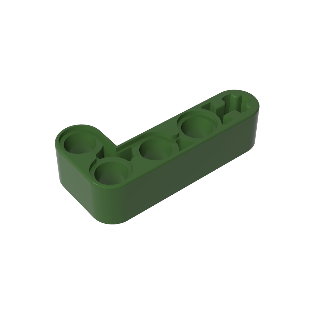 Viga técnica 2 x 4 en forma de L gruesa-MyGobricksEs