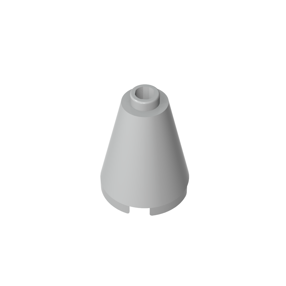 Cono 2 x 2 x 2 con perno abierto bloqueado-MyGobricksEs