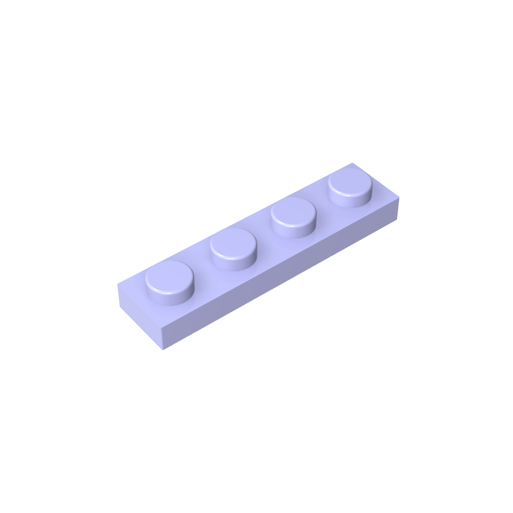 Placa 1 x 4-MyGobricksEs