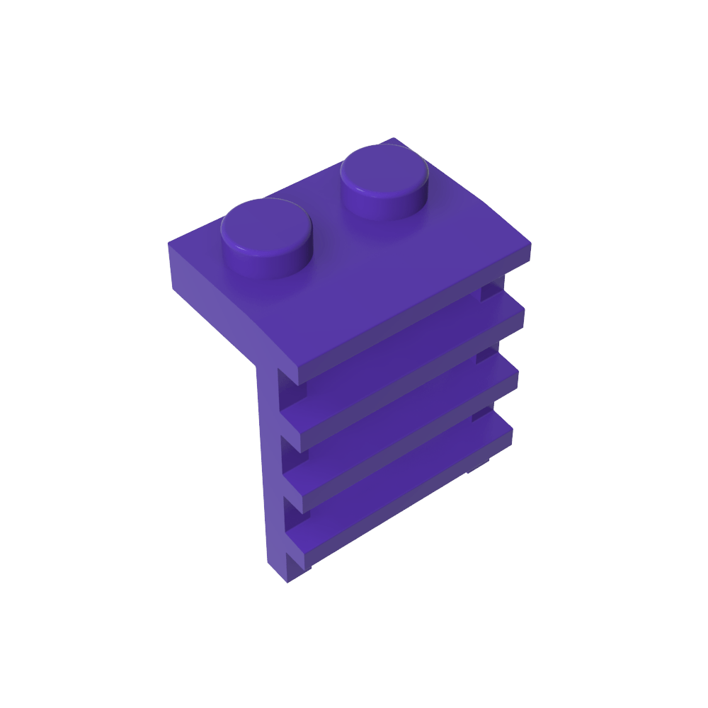 Placa Especial 1 x 2 con Escalera-MyGobricksEs