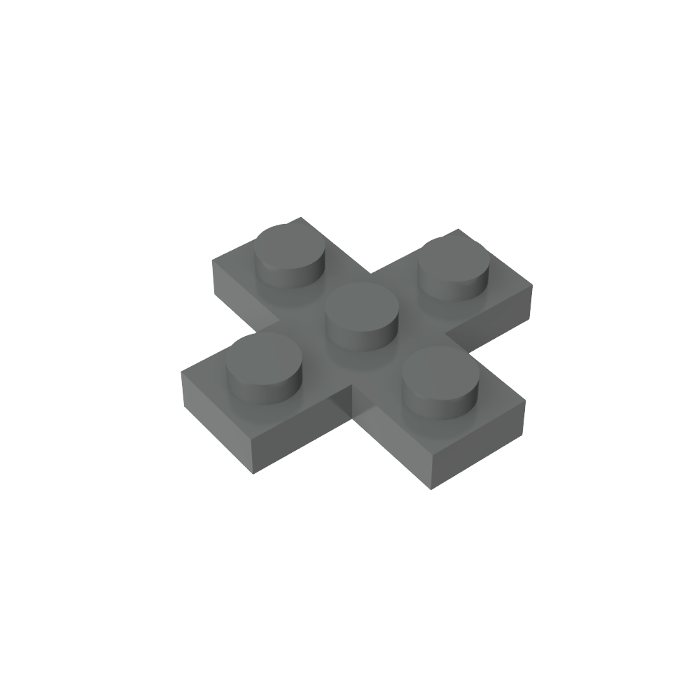 Placa 3 x 3 Cruz-MyGobricksEs