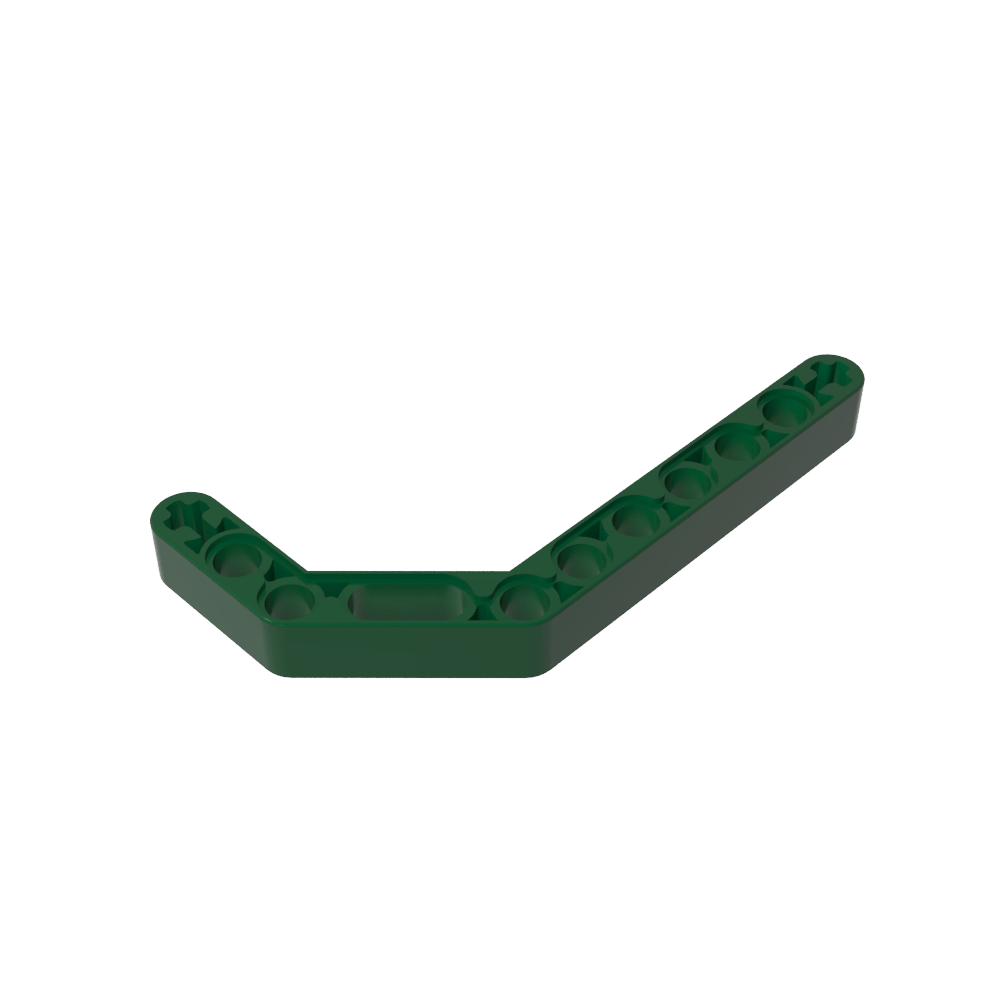 Viga técnica 1 x 11,5 doble curva gruesa-MyGobricksEs