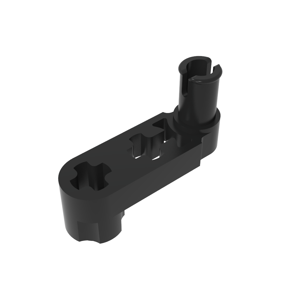Brazo elevador Technic Beam 3 x 0,5 con buje y pasador/manivela-MyGobricksEs