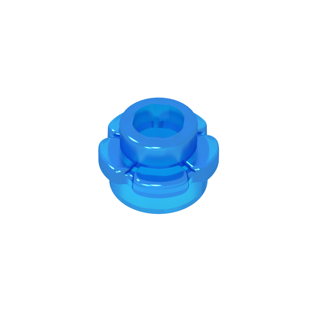 Planta, Flor, Plato Redondo 1 x 1 con 5 Pétalos-MyGobricksEs