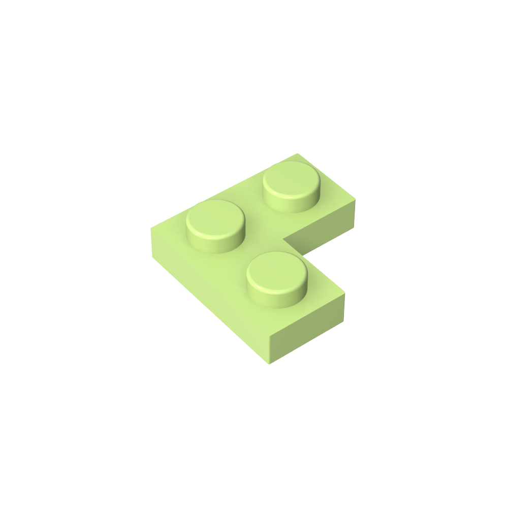 Placa 2 x 2 Esquina-MyGobricksEs