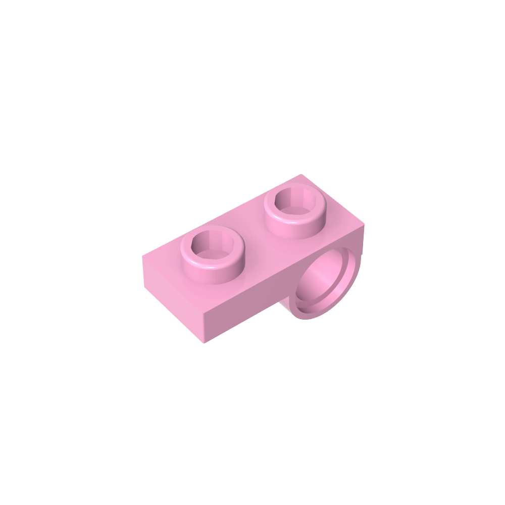 Placa especial 1 x 2 con orificio para pasador-MyGobricksEs