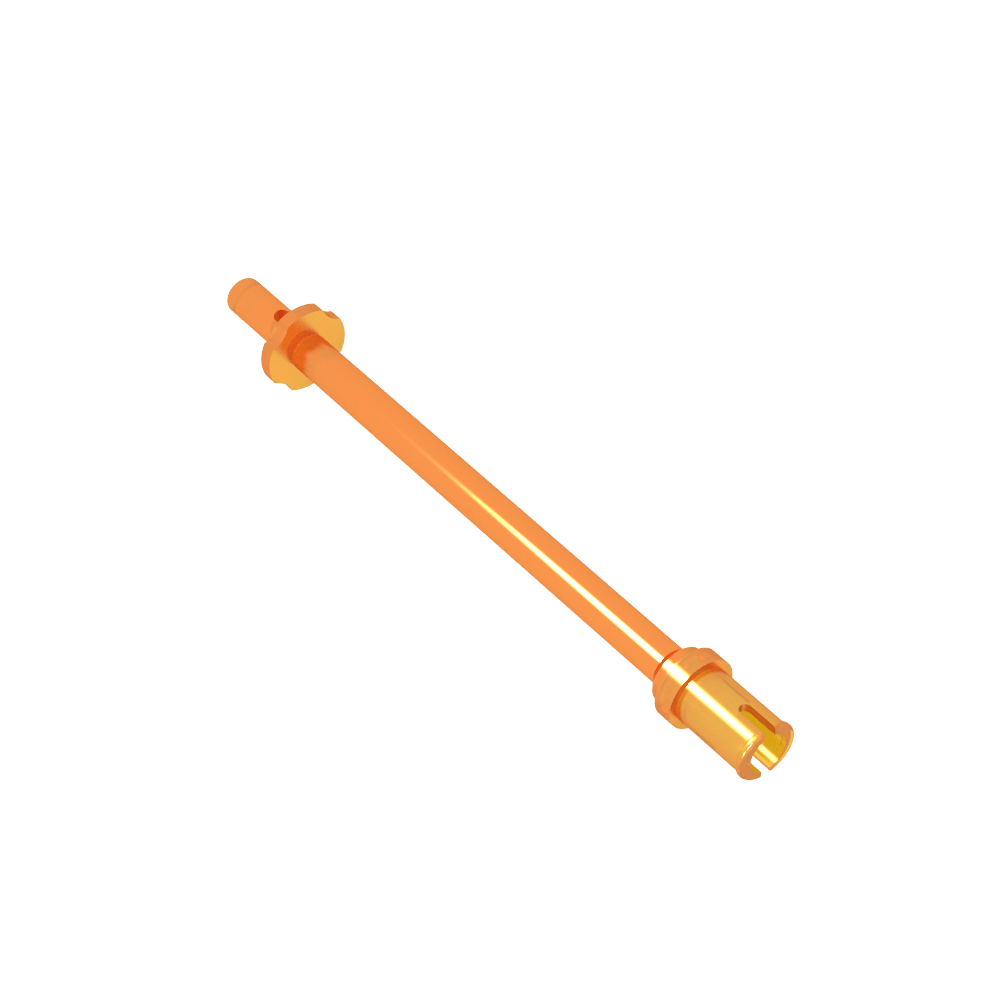 Barra 8L – Dos anillas de tope / Un pasador, Bastón de esquí Technic Figure [Extremo plano]-MyGobricksEs