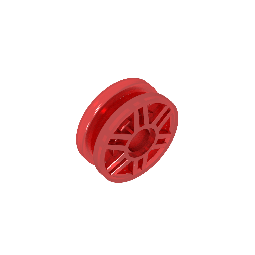 Rueda 18 x 8 con tornillos falsos y radios profundos con anillo interior-MyGobricksEs
