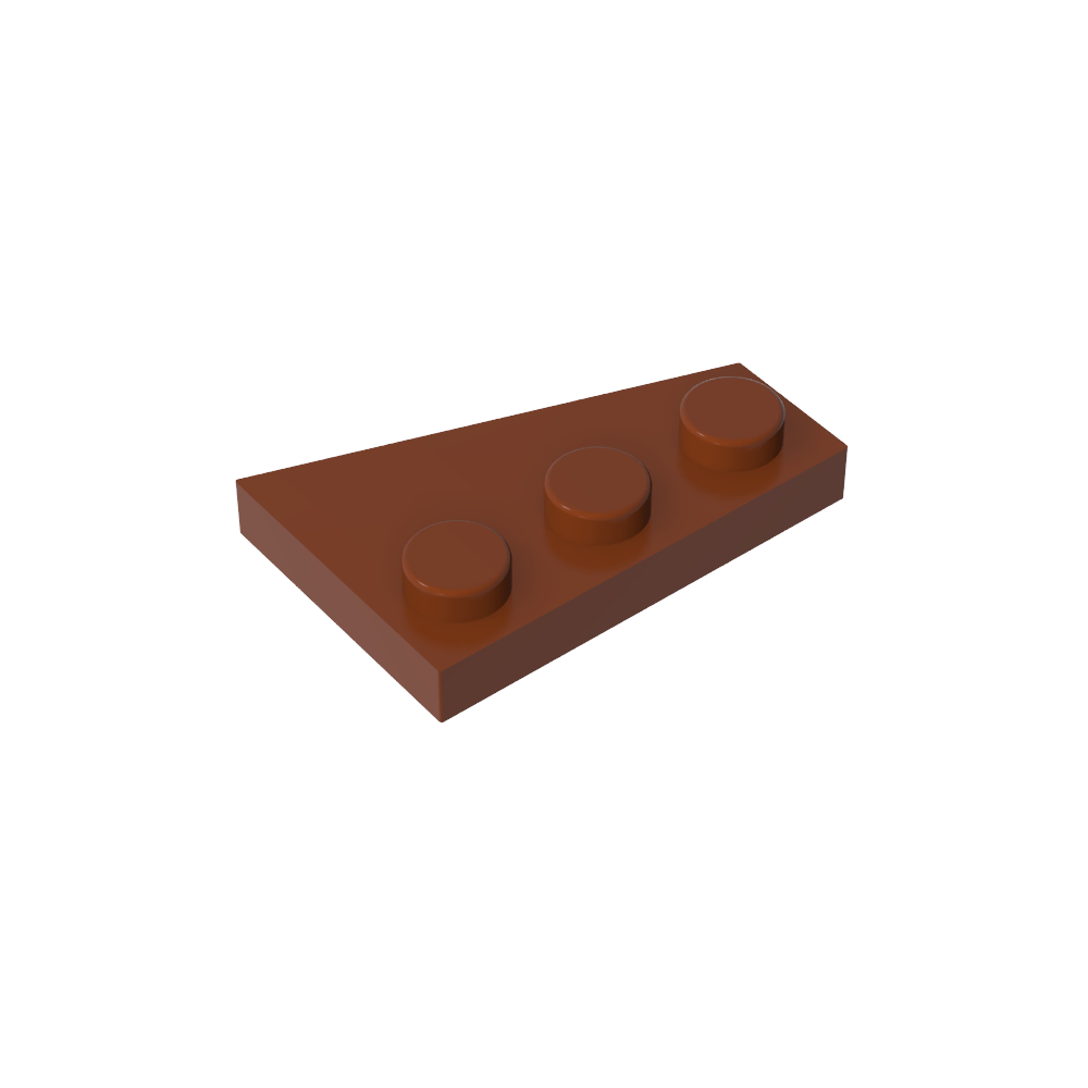 Placa de cuña 3 x 2 izquierda-MyGobricksEs