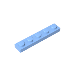 Placa 1 x 5-MyGobricksEs