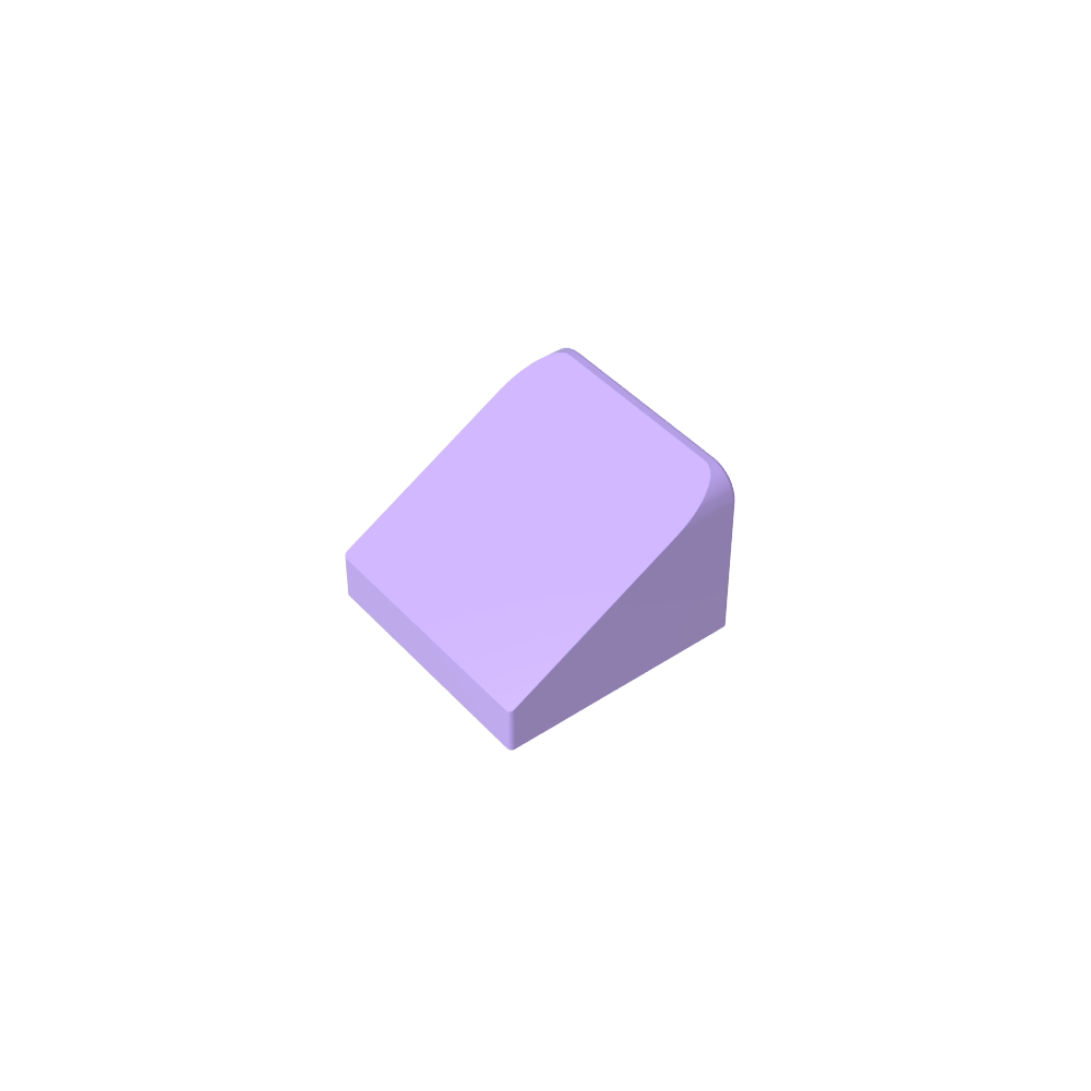 Pendiente 30° 1 x 1 x 2/3 (Pendiente de queso), Pendiente 30 1 x 1 Pendiente-MyGobricksEs