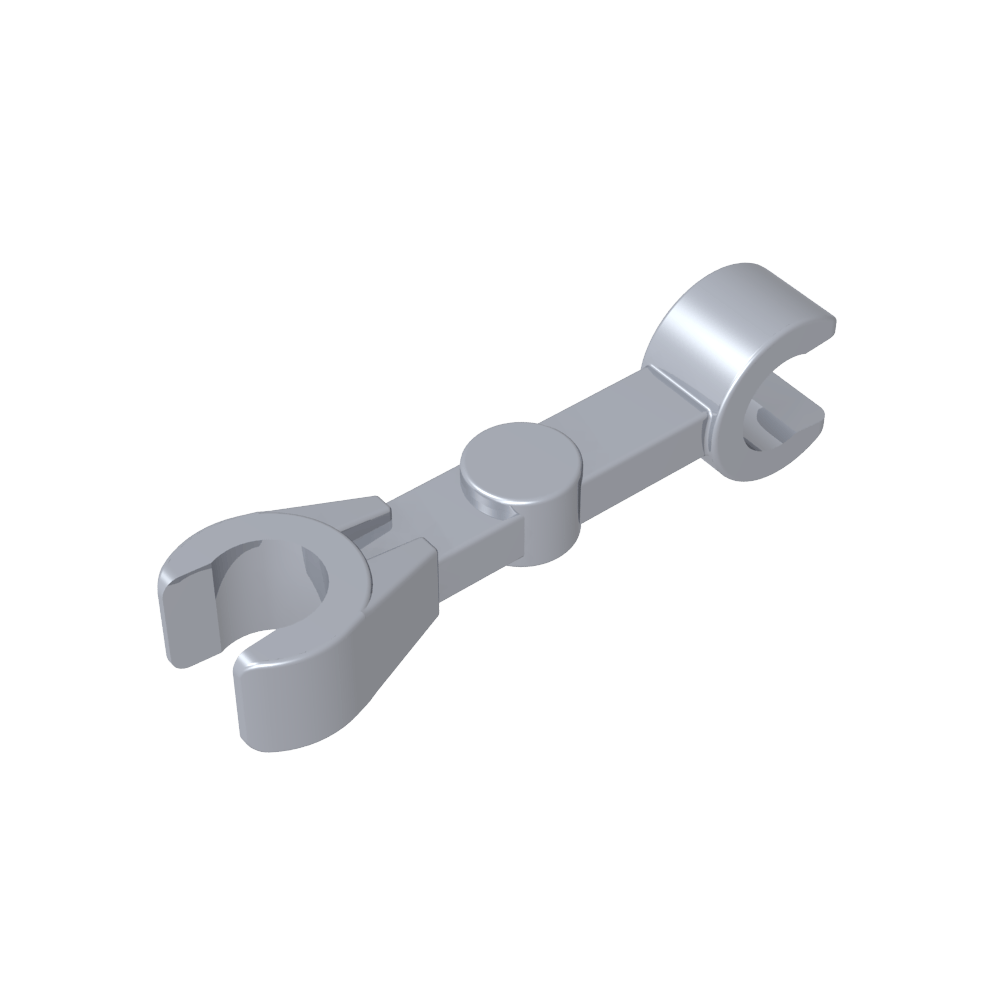 Brazo mecánico recto [2 clips a 90°]-MyGobricksEs