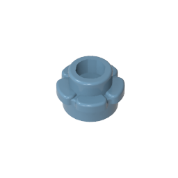 Planta, Flor, Plato Redondo 1 x 1 con 5 Pétalos-MyGobricksEs