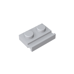 Placa Especial 1 x 2 con Riel para Puerta-MyGobricksEs