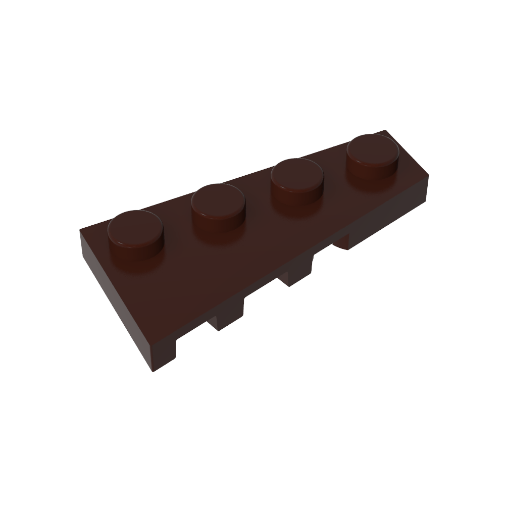 Placa de cuña 4 x 2 derecha-MyGobricksEs