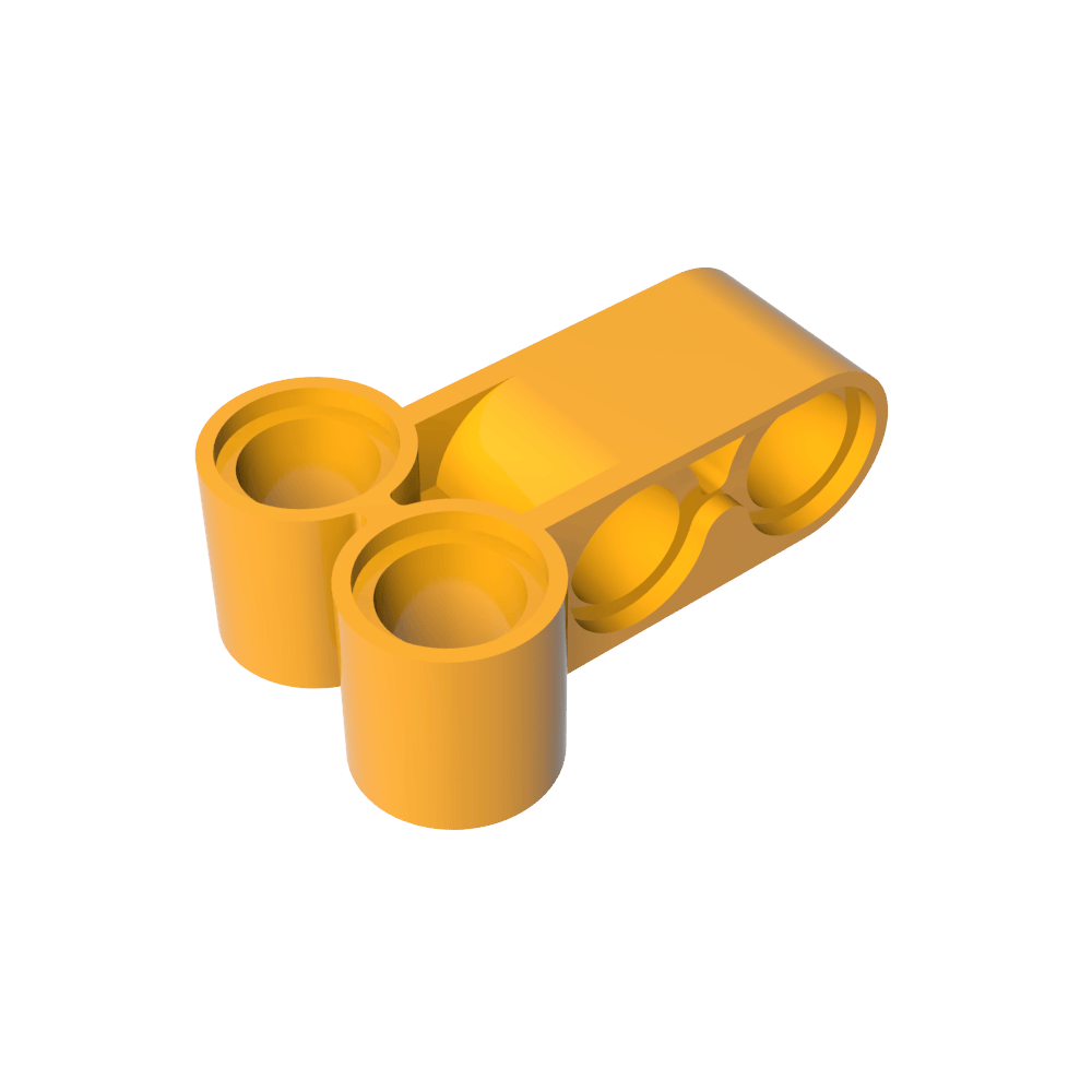 Conector de pin técnico perpendicular largo-MyGobricksEs