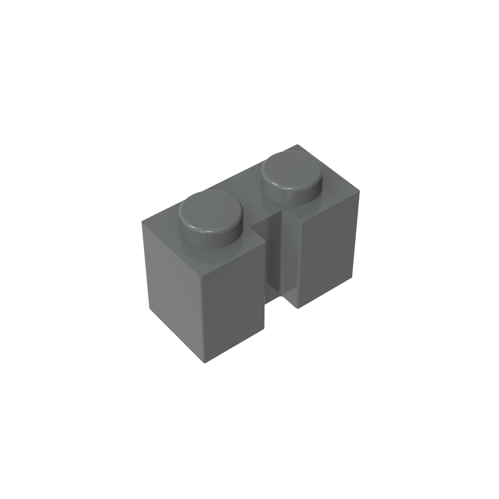 Ladrillo Especial 1 x 2 con Ranura-MyGobricksEs