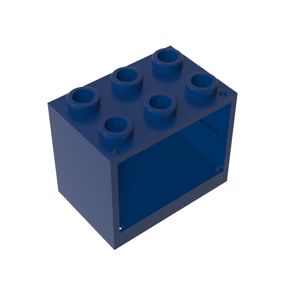 Armario 2 x 3 x 2 con montantes macizos-MyGobricksEs