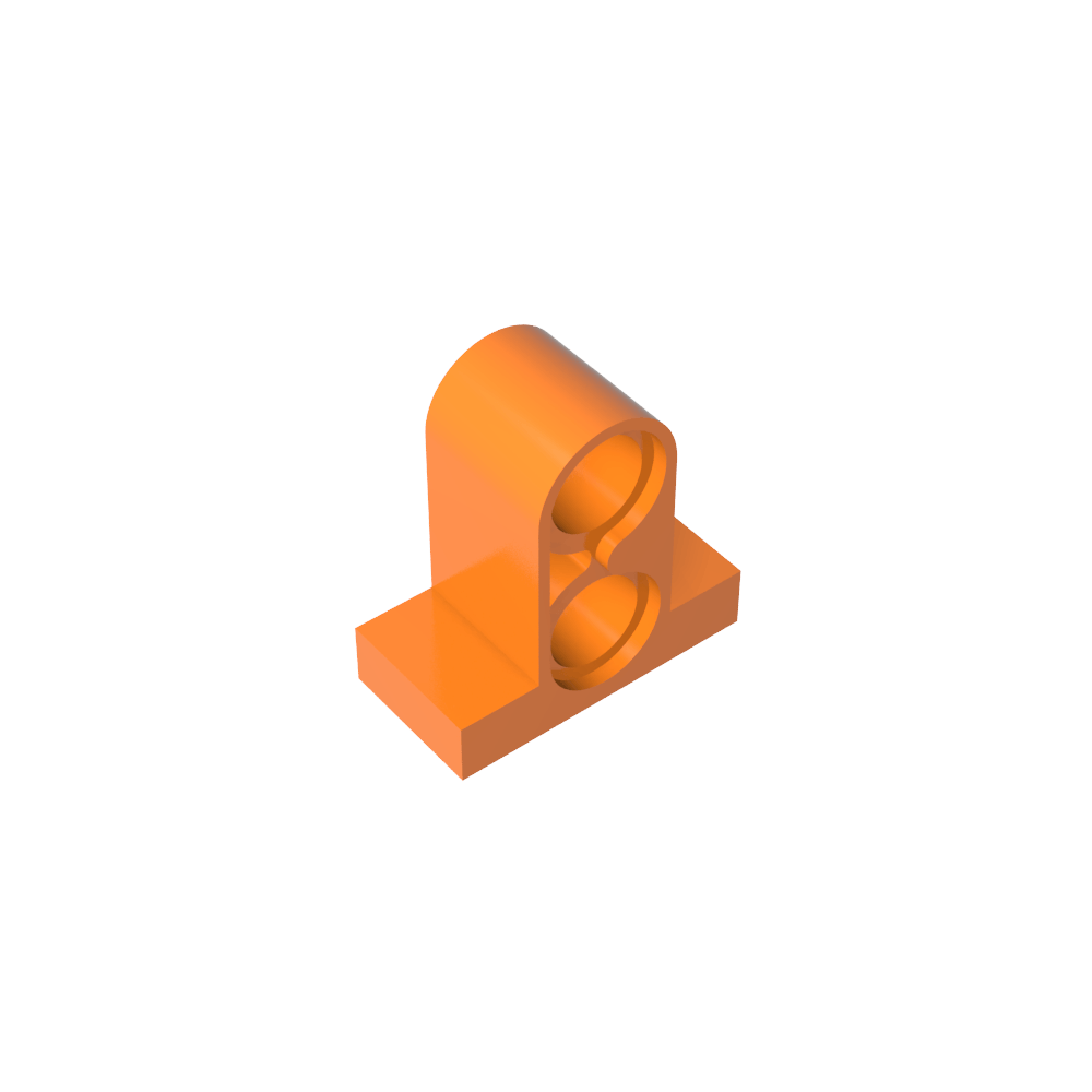 Placa de conector Technic Pin 1 x 2 x 1 2/3 [Dos orificios en la parte superior]-MyGobricksEs
