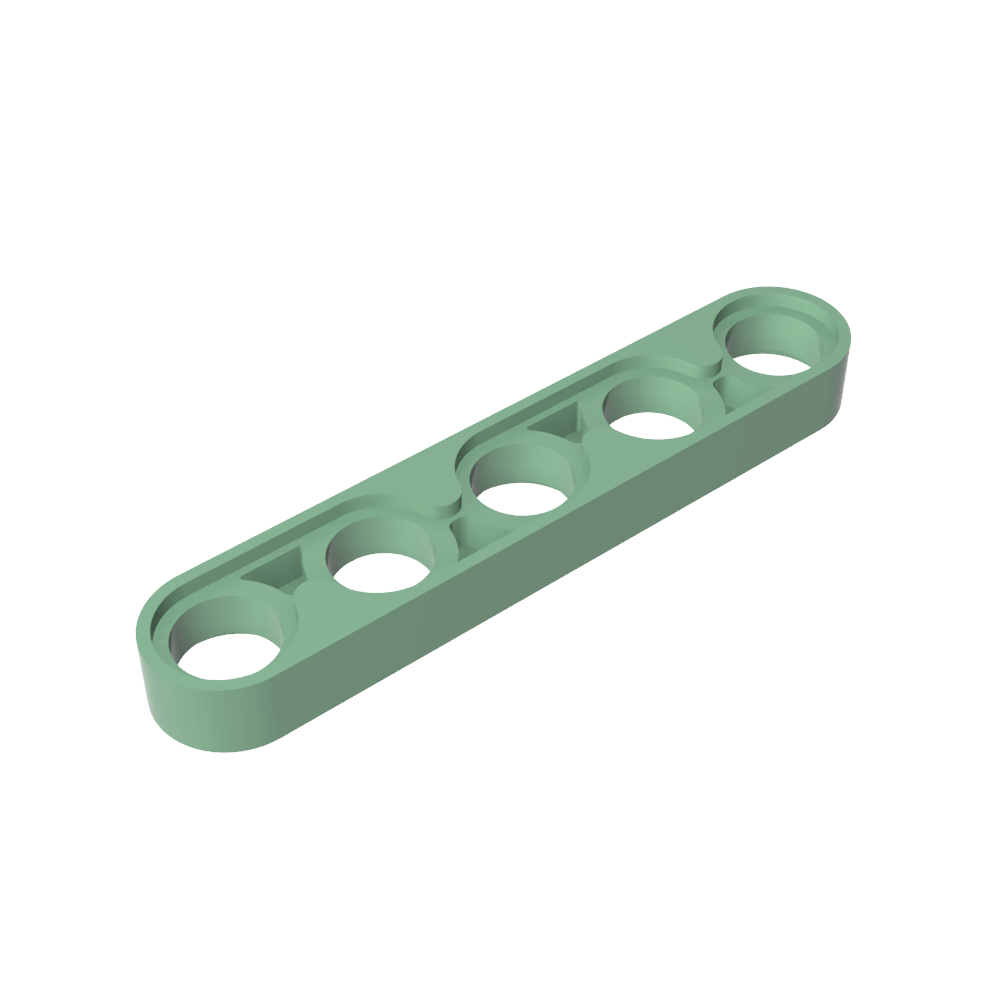 Viga técnica 1 x 5 delgada-MyGobricksEs