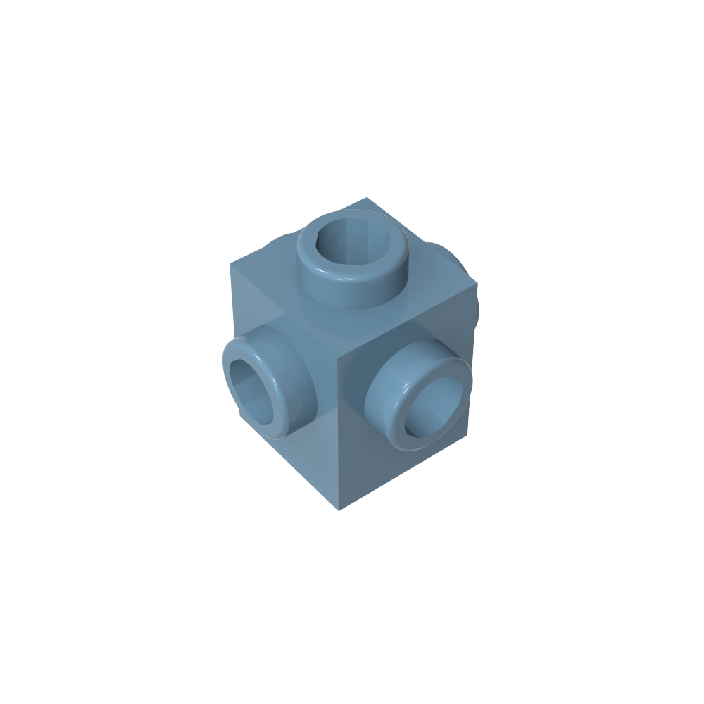Ladrillo especial 1 x 1 pernos en los 4 lados-MyGobricksEs
