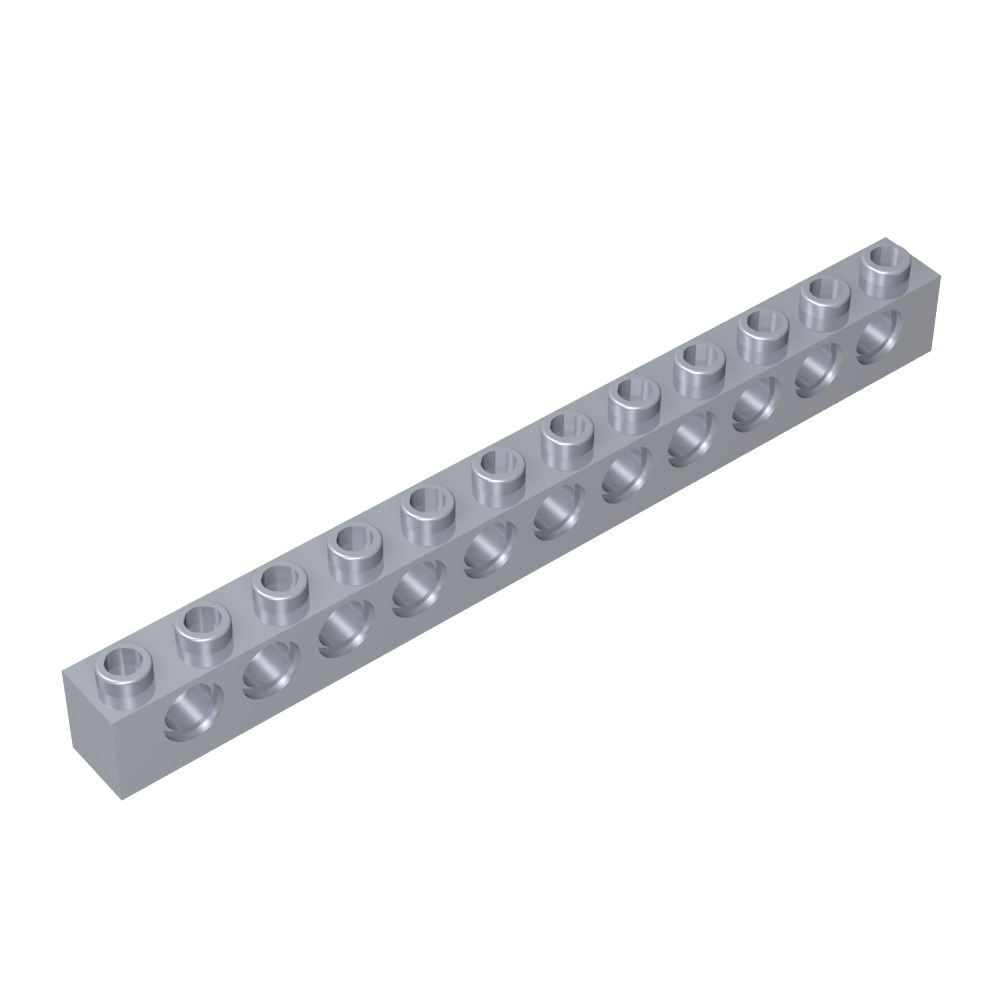 Ladrillo técnico 1 x 12 [11 agujeros]-MyGobricksEs