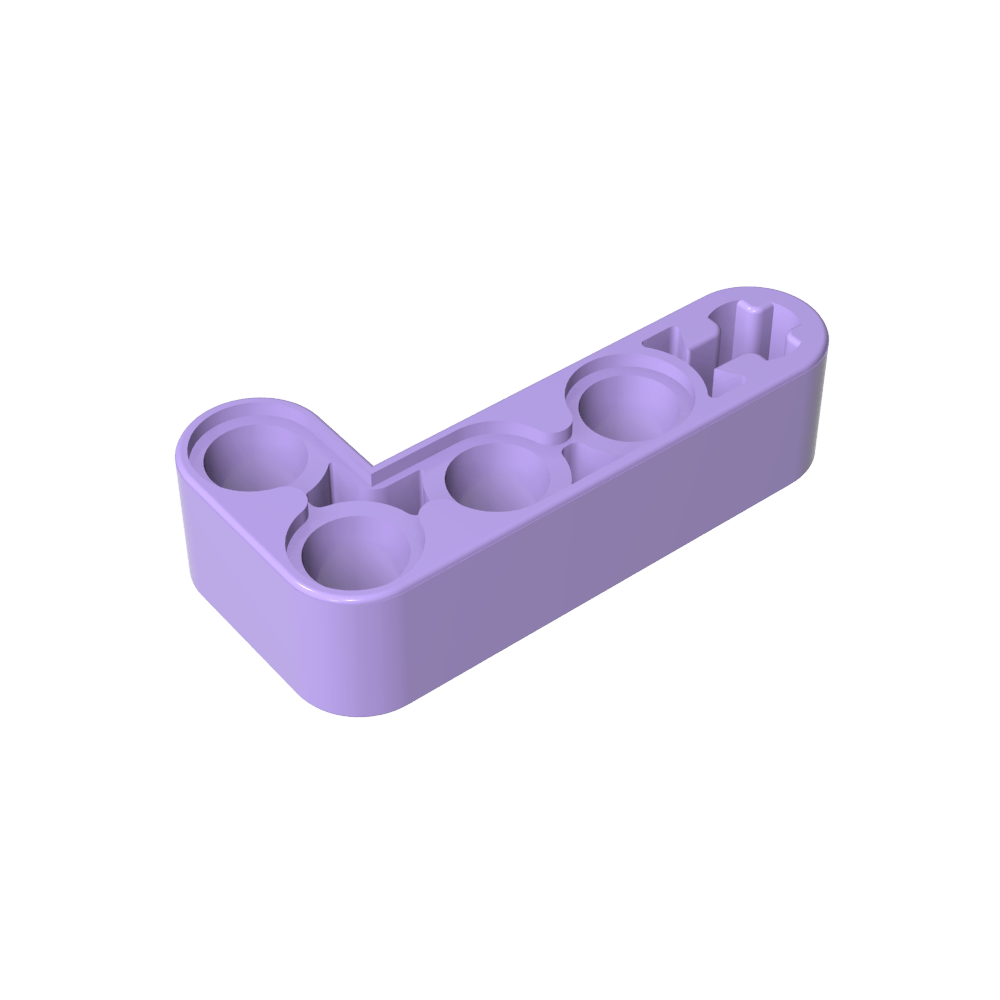 Viga técnica 2 x 4 en forma de L gruesa-MyGobricksEs
