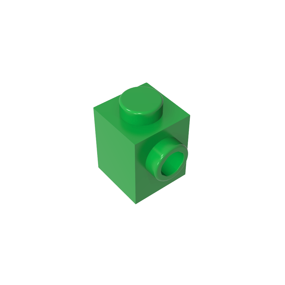 Ladrillo especial 1 x 1 con perno en 1 lado-MyGobricksEs