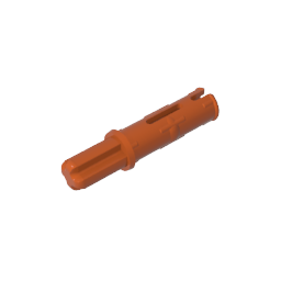 Pasador de eje Technic 3L con crestas de fricción longitudinales y eje 1L-MyGobricksEs