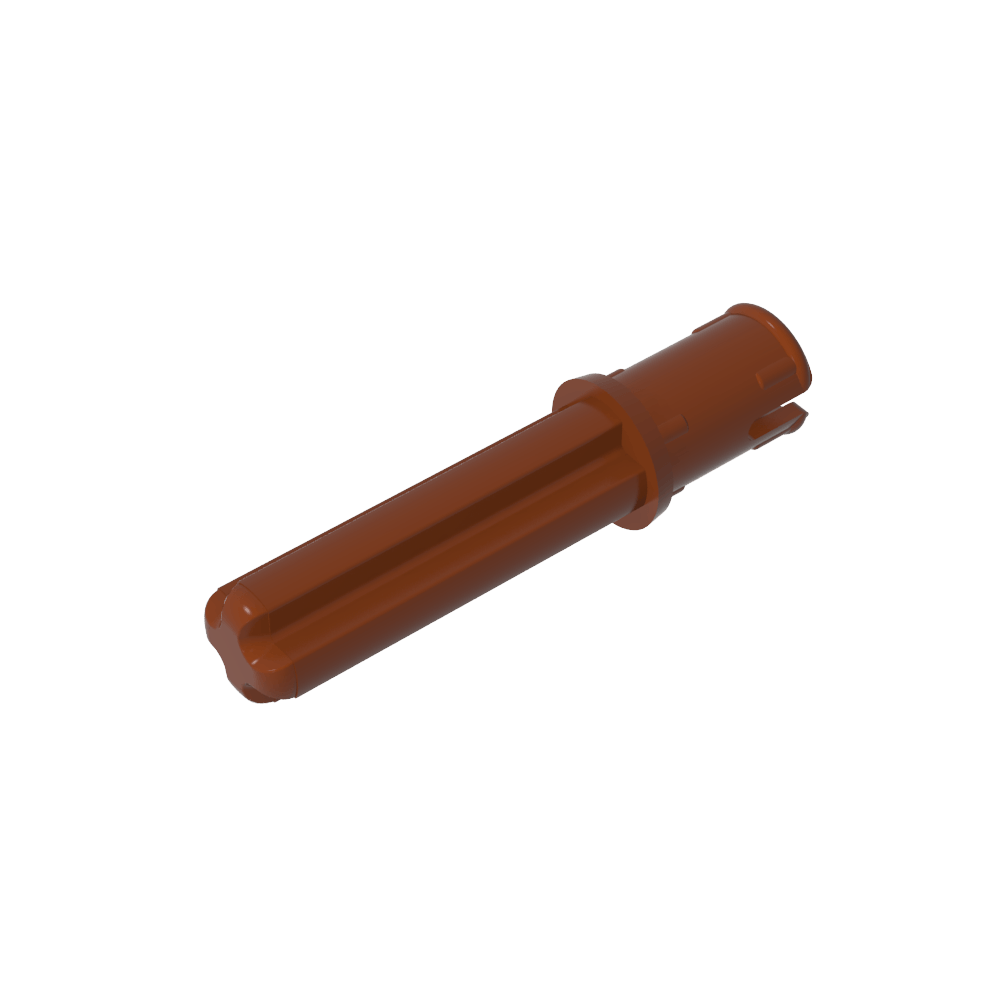 Pasador de eje Technic 3L con crestas de fricción longitudinales y eje 2L-MyGobricksEs