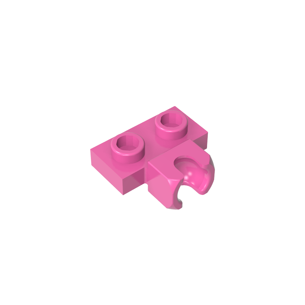 Placa especial 1 x 2 Copa lateral central de 5,9 mm-MyGobricksEs