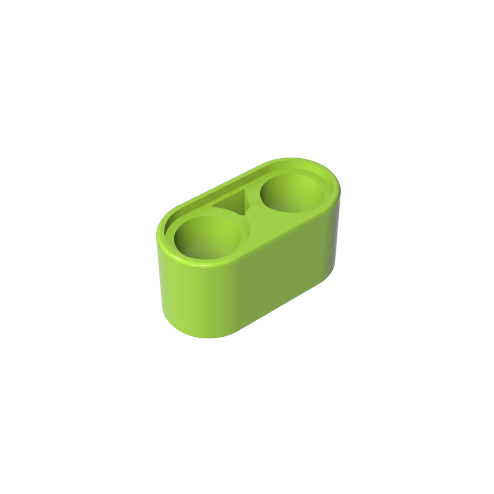 Viga técnica de 1 x 2 de espesor-MyGobricksEs