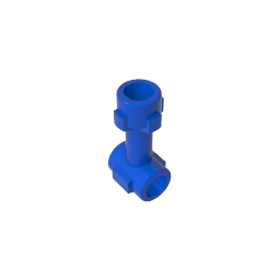 Barra de 1L con perno superior y dos pernos laterales-MyGobricksEs