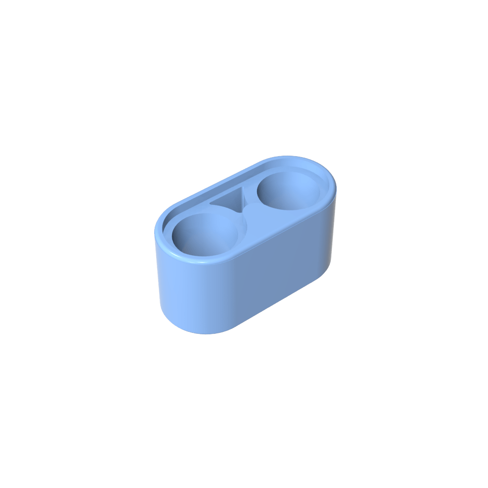 Viga técnica de 1 x 2 de espesor-MyGobricksEs